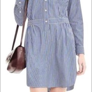 NWOT. Banana Republic Cotton Shirtdress